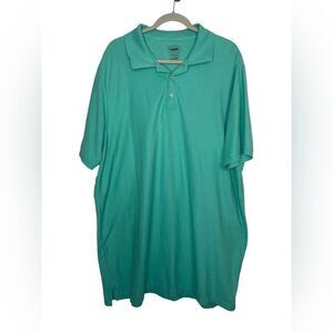 The Foundry Supply Co 2XLT Men’s Turquoise Colored Collared Polo Shirt